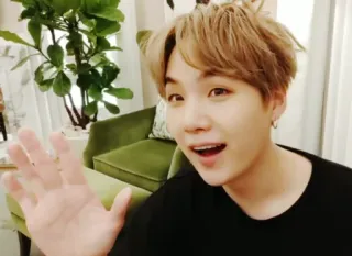 🙋‍♂ Suga K-pop, BTS, Suga, Min Yoongi, musician, singer telegram sticker