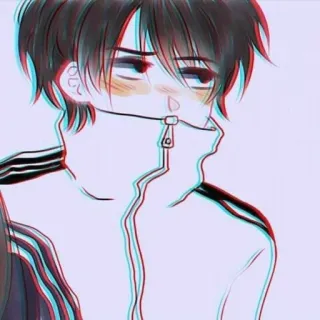 😳 Anime, Kunst, Cartoon, Mann, Paar telegram sticker