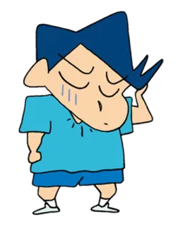 😥 Shin-chan Nohara Crayon Shin-chan anime, crayon shin-chan, shin-chan, cartoon, character telegram sticker