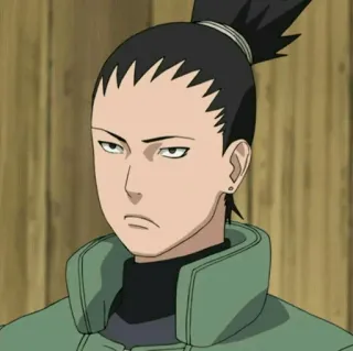 🗡 Shikamaru Nara Naruto anime, personagem, desenho animado, shikamaru, nara, naruto telegram sticker