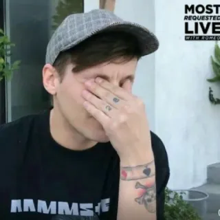 🖤 RAMMESTEIN мужчина, шляпа, rammstein, музыка, группа telegram sticker