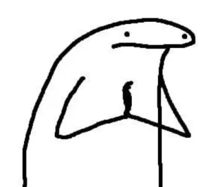 🤛 streepmannetje, cartoon, tekening telegram sticker