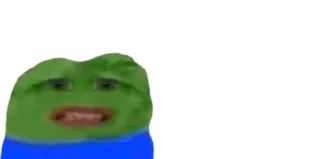 😟 Pepe Pepe, sapo, meme telegram sticker