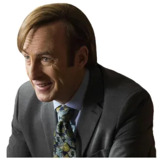 😀 Saul Goodman Better Call Saul адвокат, лучше позвоните солу, во все тяжкие, боб оденкёрк telegram sticker