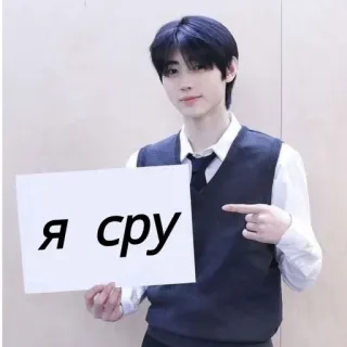 😇 я сру telegram sticker