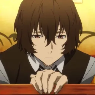 🪦 Dazai Osamu Bungou Stray Dogs Anime, Dazai Osamu, Bungo Stray Dogs, Charakter, Manga telegram sticker
