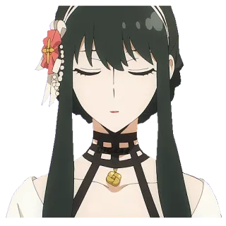 😶 Yor Forger Spy × Family yor, forger, spy x family, anime, cartoon, frau, charakter telegram sticker