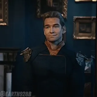 😡 Homelander The Boys Homelander, The Boys, pahlawan super, penjahat, kekuatan super, acara tv telegram sticker