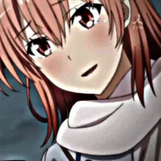 🖇 Anime, Portret, Meisje, Personage, Cartoon, Illustratie telegram sticker