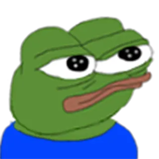 🙄 Pepe the Frog meme, pepe, frog, internet meme telegram sticker