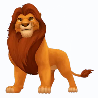 😤 Mufasa The Lion King leão, animal, desenho animado, disney, mufasa, o rei leão telegram sticker