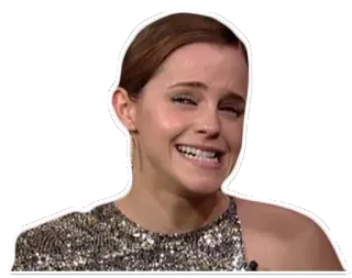😬 Emma Watson celebridad, actriz, retrato, persona, mujer whatsapp sticker