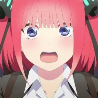 🦋 Nino Nakano The Quintessential Quintuplets Anime, Chica, Pelo rosa, Linda, The Quintessential Quintuplets, Nino Nakano telegram sticker