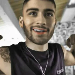 🔦 Zayn Malik Zayn Malik, zanger, man, beroemdheid, portret telegram sticker