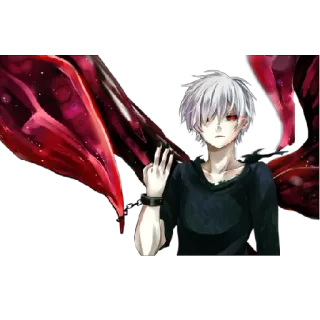 Tokyu Ghoul By @H_mmftg ❤️ whatsapp stickers