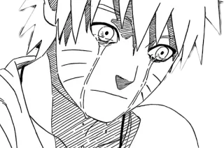 😭 Naruto 动漫, 漫画, 火影忍者, 悲伤, 哭泣, 情感, 角色 telegram sticker