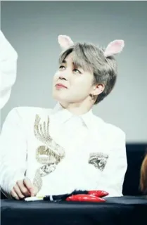 🕸 Jimin kpop, jimin, bts, kelinci, imut whatsapp sticker
