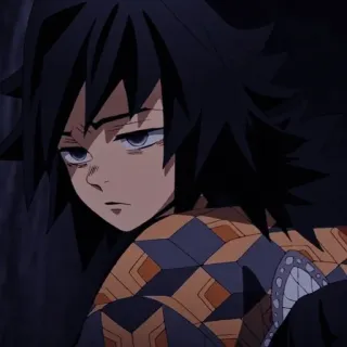 🌊 Giyu Tomioka Demon Slayer Аниме, Клинок, рассекающий демонов, Гию Томиока, Манга telegram sticker