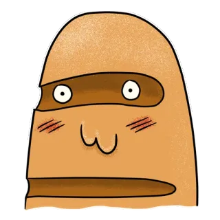 😊 sticker, cartoon, personage, schattig telegram sticker