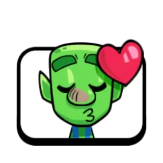 😘 zombie, heart, love, cartoon, cute telegram sticker