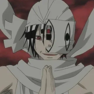 🙏 Asura Soul Eater anime, manga, villain, god, madness telegram sticker
