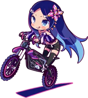 Cutie Chibi Aoki Lapis & Merli :: @line_stickers whatsapp stickers