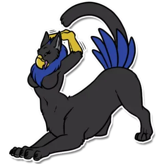 😊 Grifo, Grifo, Fantasia, Criatura mítica, Híbrido, Animal, Mitologia whatsapp sticker