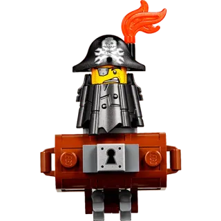 🧔 Lego, pirata, giocattolo, teschio, cappello telegram sticker