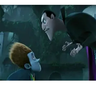 😡 Dracula Hotel Transylvania монстр, вампир, анимация, мультфильм, Дракула, Монстры на каникулах telegram sticker