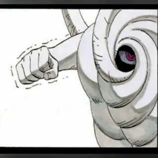 ⚫️ Ten Tails Naruto Anime, Dieci Code, Mostro, Malvagio, Bestia codata telegram sticker