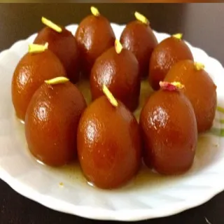 🌰 Gulab Jamun, indisches Dessert, Süßigkeit, Essen, Dessert telegram sticker