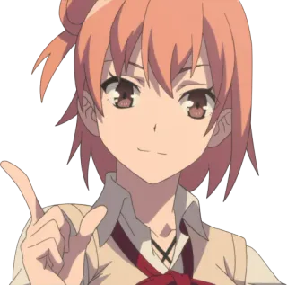 😏 Anime, Garota, Personagem, Uniforme escolar, Fofa telegram sticker