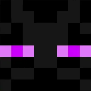😈 Enderman Minecraft Enderman, Minecraft, Video game, Pixel art, Monster, Character telegram sticker
