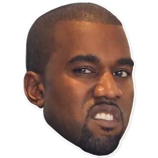 🤘 Kanye West Kanye West, Musisi, Selebriti, Rapper, Orang, Wajah whatsapp sticker