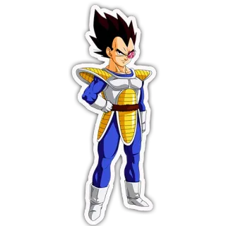 😏 Vegeta Dragon Ball Vegeta, Dragon Ball, Saiyan, Animé, Manga, Dessin animé, Personnage, Prince whatsapp sticker