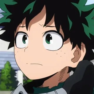 🥦 Izuku Midoriya My Hero Academia anime, manga, My Hero Academia, Izuku Midoriya, Deku, character, animation, Japanese animation telegram sticker