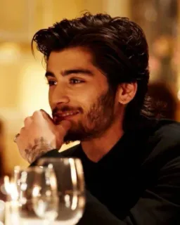 👑 Zayn Malik Zayn Malik, One Direction, Sänger, Porträt, Mann, Promi telegram sticker