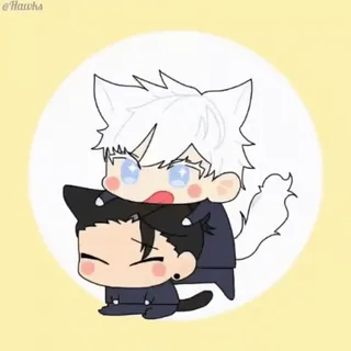 ❤️ @Hawks Anime, Sticker, Digitale kunst, Cartoon, Personage, Kawaii telegram sticker