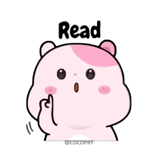 ☝️ милый, хомяк, каваий, наклейка, животное telegram sticker