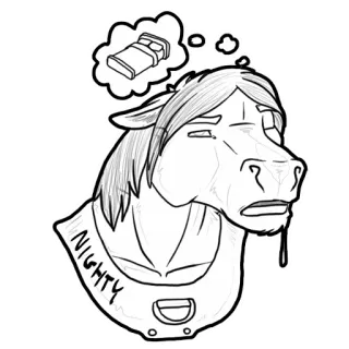Nighty telegram stickers
