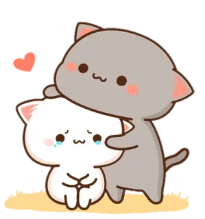 ✨ mèo, dễ thương, kawaii, tình yêu, buồn, khóc telegram sticker