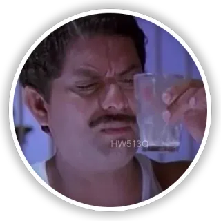 😫 HW513Q man, drinking, expression, face telegram sticker