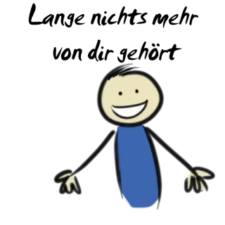 😃 Strichmännchen, Cartoon, lächelnd, einfach, Zeichnung whatsapp sticker