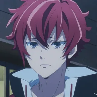 ⛸️ Anime, Junge, rote Haare, Charakter, Porträt whatsapp sticker