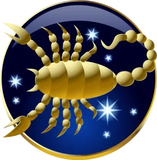 🥳 Scorpio, Zodiak, Astrologi, Horoskop, Bintang, Konstelasi telegram sticker