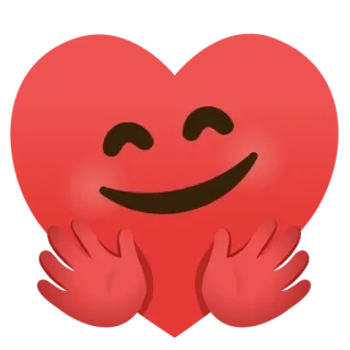 🌟 heart, love, hug, emoji, affection, kindness telegram sticker