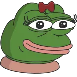 😍 Pepe the Frog Pepe la Grenouille, Meme Internet, Grenouille Cartoon, Ruban, mignon, drôle whatsapp sticker
