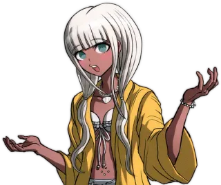 🤷 Angie Yonaga Danganronpa Anime, Postać, Danganronpa, Angie Yonaga whatsapp sticker