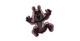 👻 Dibujo animado, Animal, Conejo, Conejito, Saltando, Feliz whatsapp sticker