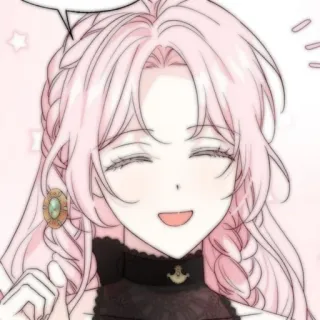 🍭 การ์ตูน, ผู้หญิง, อนิเมะ, เด็กผู้หญิง, ผมสีชมพู telegram sticker